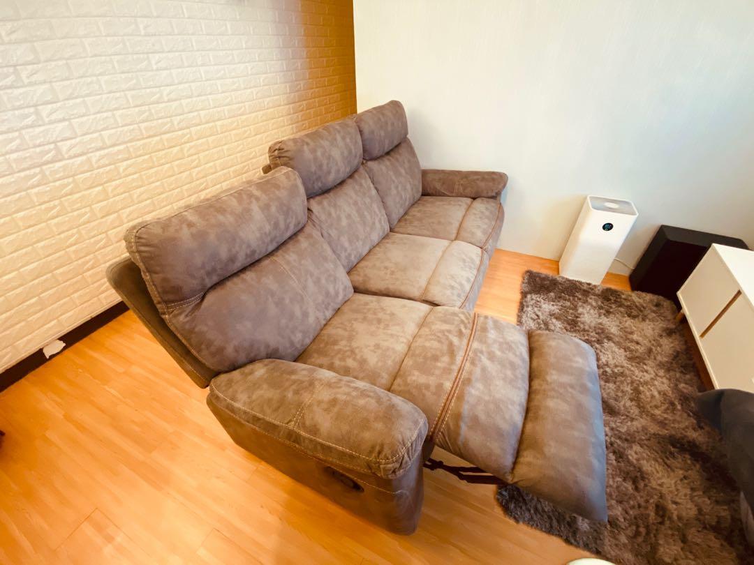 [ CEBU ONLY] 3Seater Reclining Sofa Chair ACCEPTS PAYPAL, Furniture
