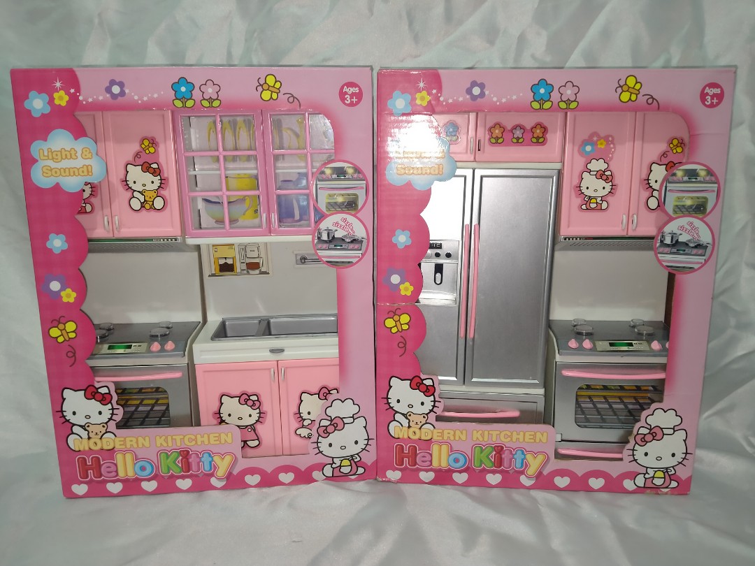 SALE 4 PCS HELLO KITTY KITCHEN SET with ACCESSORIES Babies Kids Infant Playtime on Carousell