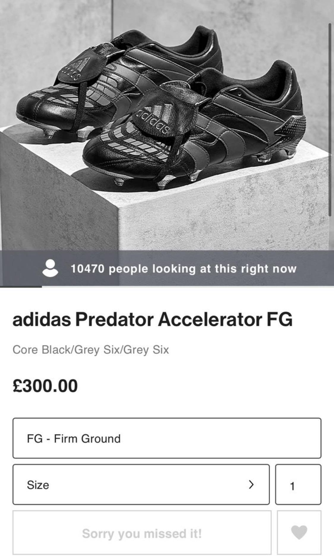 adidas predator accelerator 20 fg