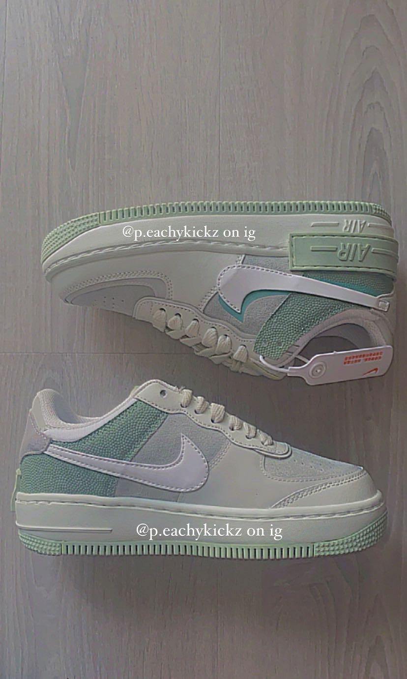 air shadow spruce aura sage green force 1
