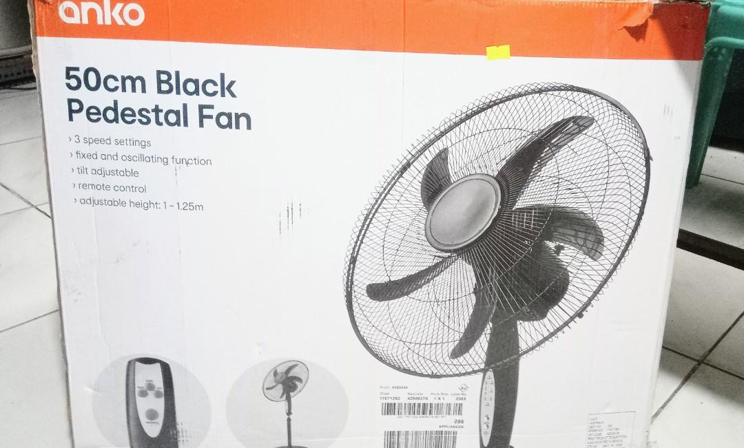 Anko 50 cm Pedestal fan, Furniture & Home Living, Lighting & Fans, Fans