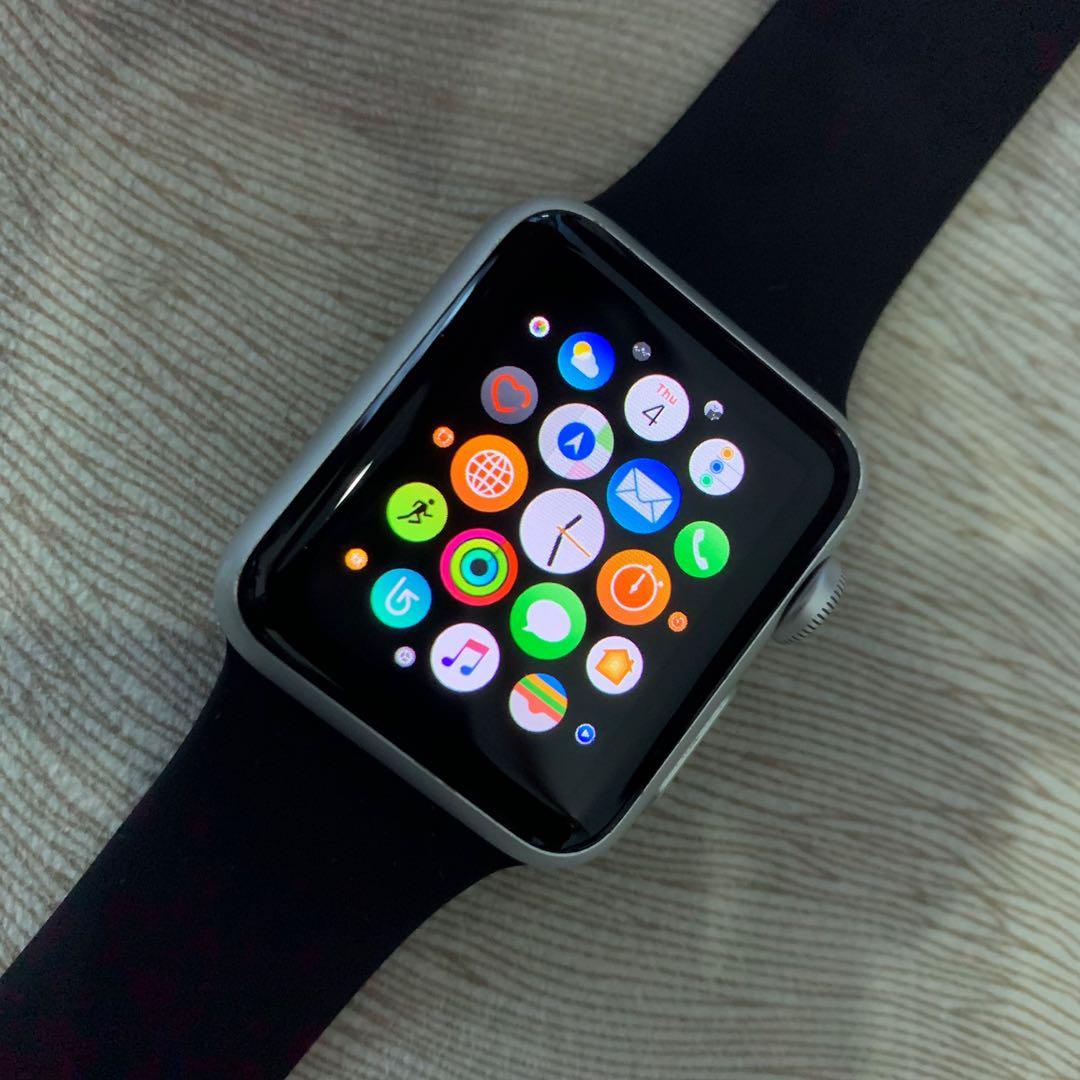 Apple Watch Series 1 38mm Silver Mulus Iwatch Telepon Seluler Tablet Aksesoris Tablet Handphone Aksesoris Ponsel Di Carousell