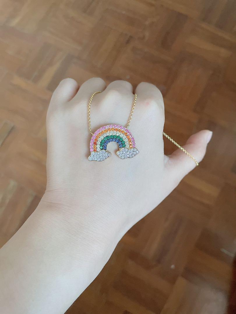 Authentic APM rainbow Necklace Women s Fashion Jewelry