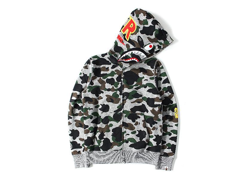 Bape ponr shark hoodie hotsell