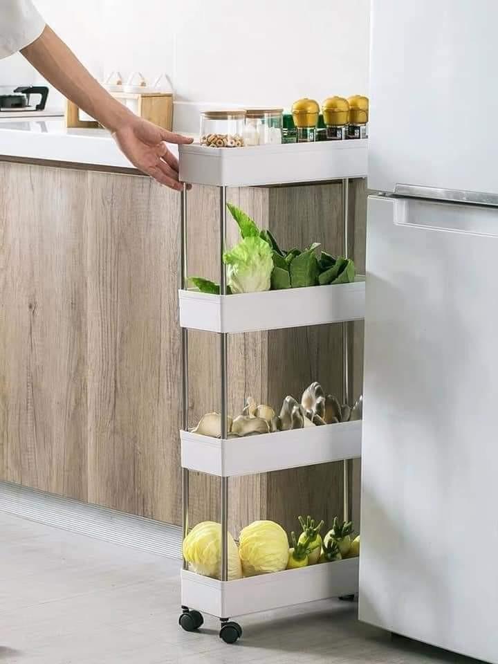 Bathroom /Kitchen Trolley Rack Storage Organizer (Category: Storage Boxes & Baskets) located in Manila. Submitted by acinad_ (Listing ID 1073064290, Image 2). Description: Bathroom /Kitchen Trolley Rack Storage Organizer For shipping: - Grab Delivery - LalaMove - Angkas Message for inquiries!.
