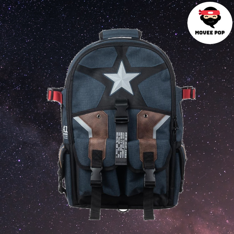 BIOWORLD Captain America Utility Standard Issue Backpack Men s