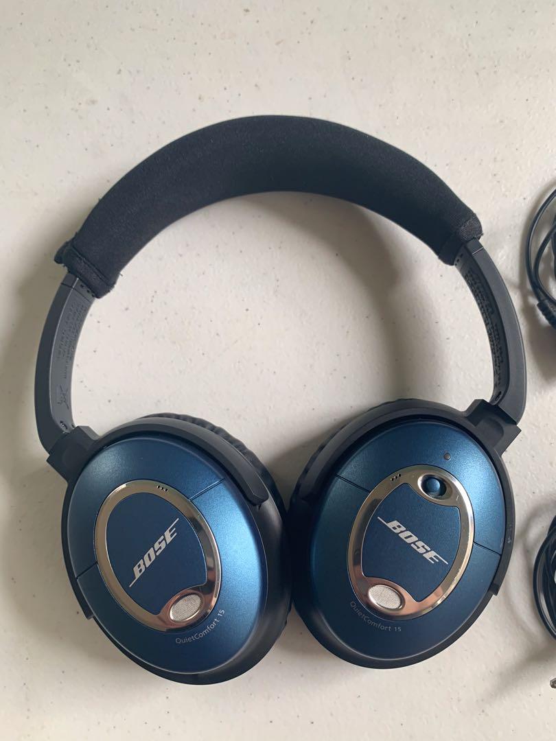Bose wired noisecancelling headphones 15), Audio