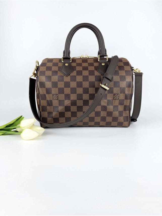 Brand new Louis Vuitton speedy bandouliere 25 damier ebene
