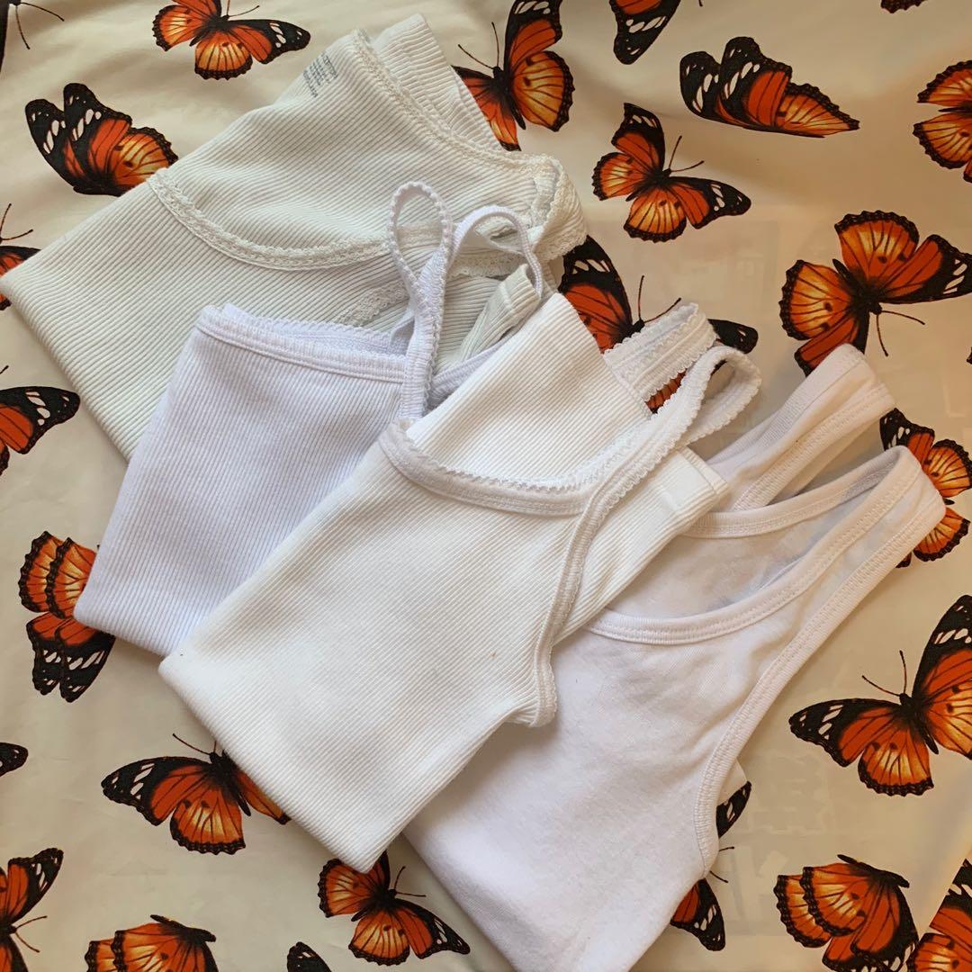 Brandy Melville White Cream Tank Top Bundle 女裝 女裝上衣 外套 Carousell Brandy Melville White Cream Tank Top Bundle 女裝 女裝上衣 外套 Carousell