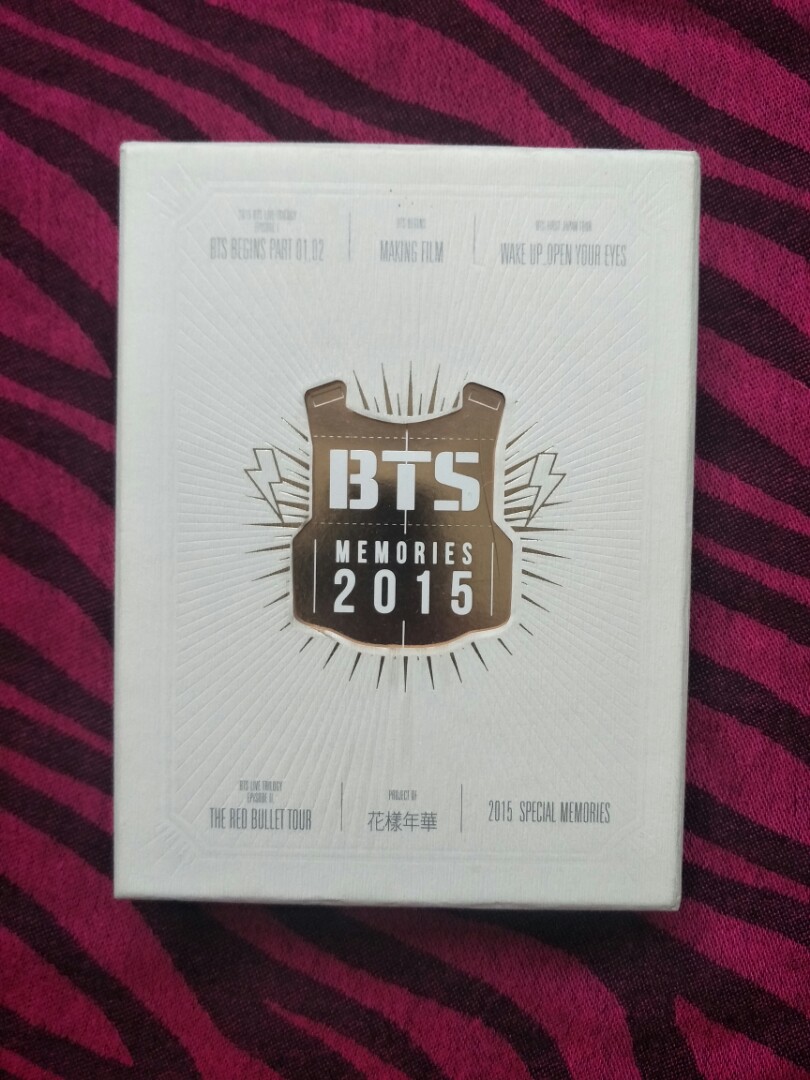 BTS MEMORIES 2015 DVD FULLSET