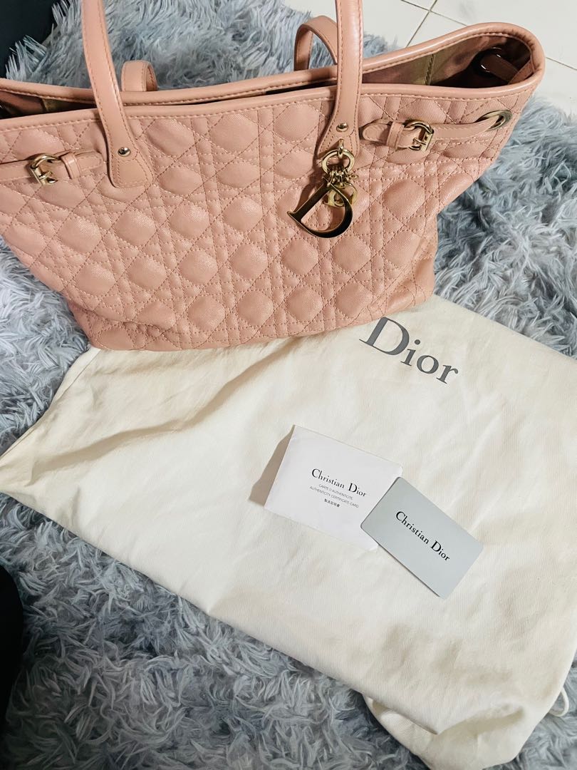 Christian Dior Panarea tote bag in Pink, Luxury, Bags & Wallets on