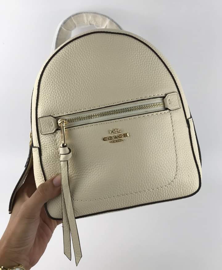 coach andi backpack white