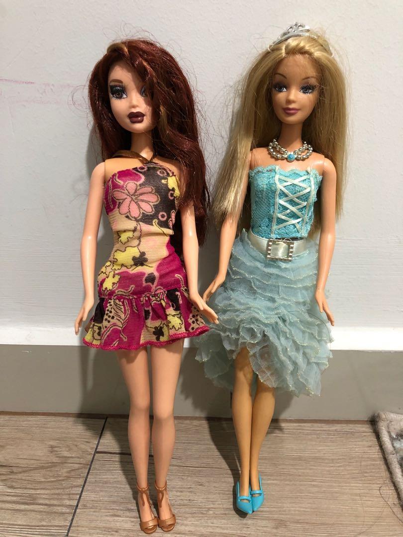 Combo Set My Scene Doll Barbie With Eyelashes