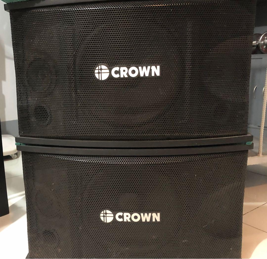 Crowne Speakers with amplifier and videoke (Category: Soundbars, Speakers & Amplifiers) located in Quezon City. Submitted by featherdarling (Listing ID 1073005944, Image 3). Description: CROWNE speakers KONZERT Amplifier CENTRIX Videoke No microphone Rarely used Great sound!! Negotiable!!.