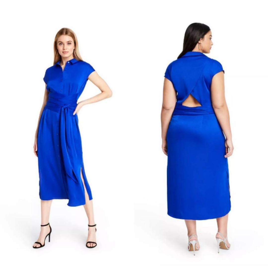 Target royal blue shop dress
