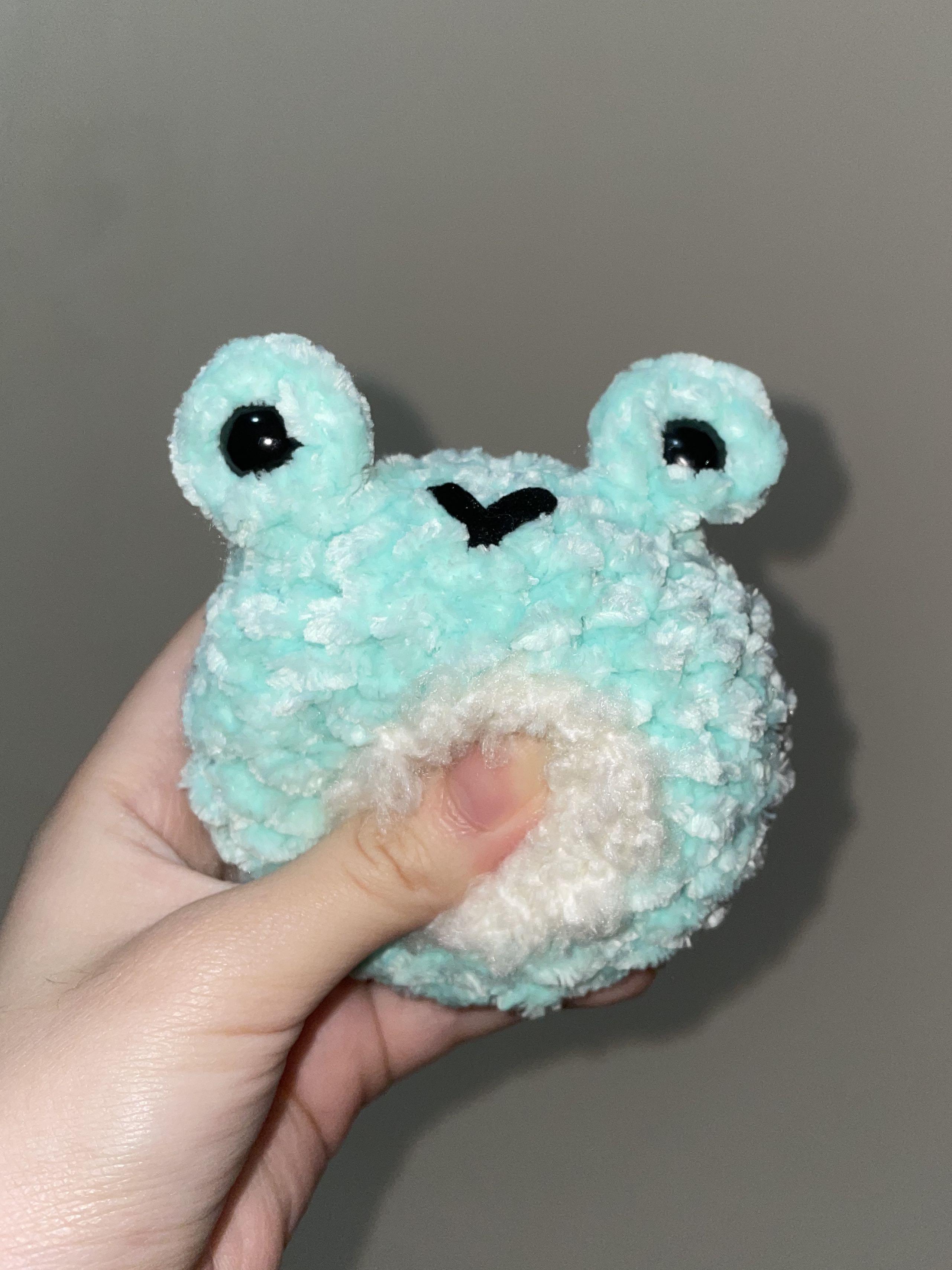 fluffy frog teddy