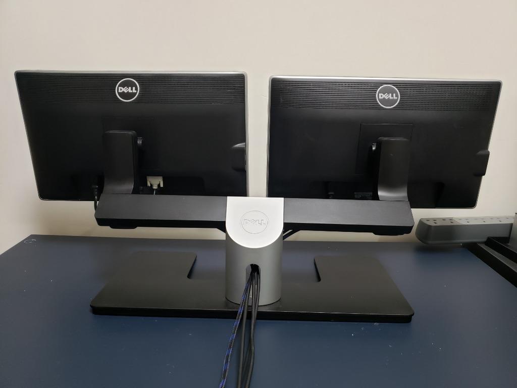 Dell Dual Monitor Stand MDS14A & 2 x Dell UltraSharp U2312HM monitor