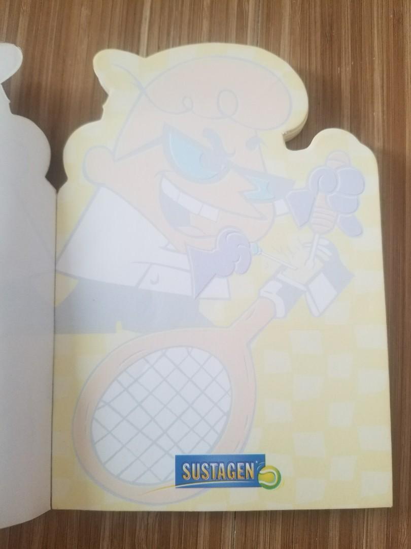 Dexter's Lab notebook (Category: Stationery & School Supplies) located in Taguig. Submitted by icebeardeclutters (Listing ID 1072954682, Image 3). Description: pls see pictures for the condition of the notebook.