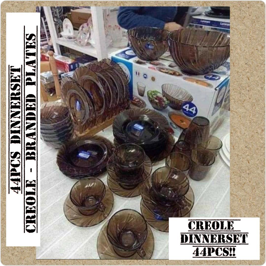 Dining set up - Dinnerware DURALEX 44PCS SET - MARINE, CREOLE (Category: Dinnerware & Cutlery) located in Manila. Submitted by cartelcomnl (Listing ID 1073009067, Image 2). Description: Duralex France ⬇️ Mall pullout , Direct supplier to Mall Duralex DINNERSET Warehouse sale!!! Open for Reseller , Gift, Personal Use. Dining set up - Dinnerware setup Mall price: 5,999.75 Direct price : 3,700.00 only . NEW STOCKS 💯 ☑️44pcs Marine ☑️44pcs Creole Pm