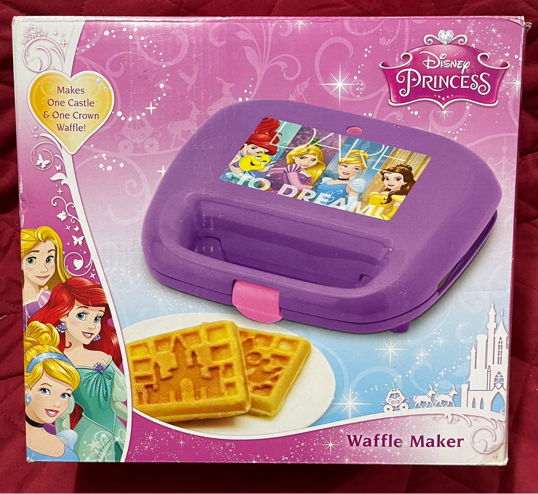 Disney Princess Waffle Maker 110VOLTS, TV & Home Appliances, Kitchen