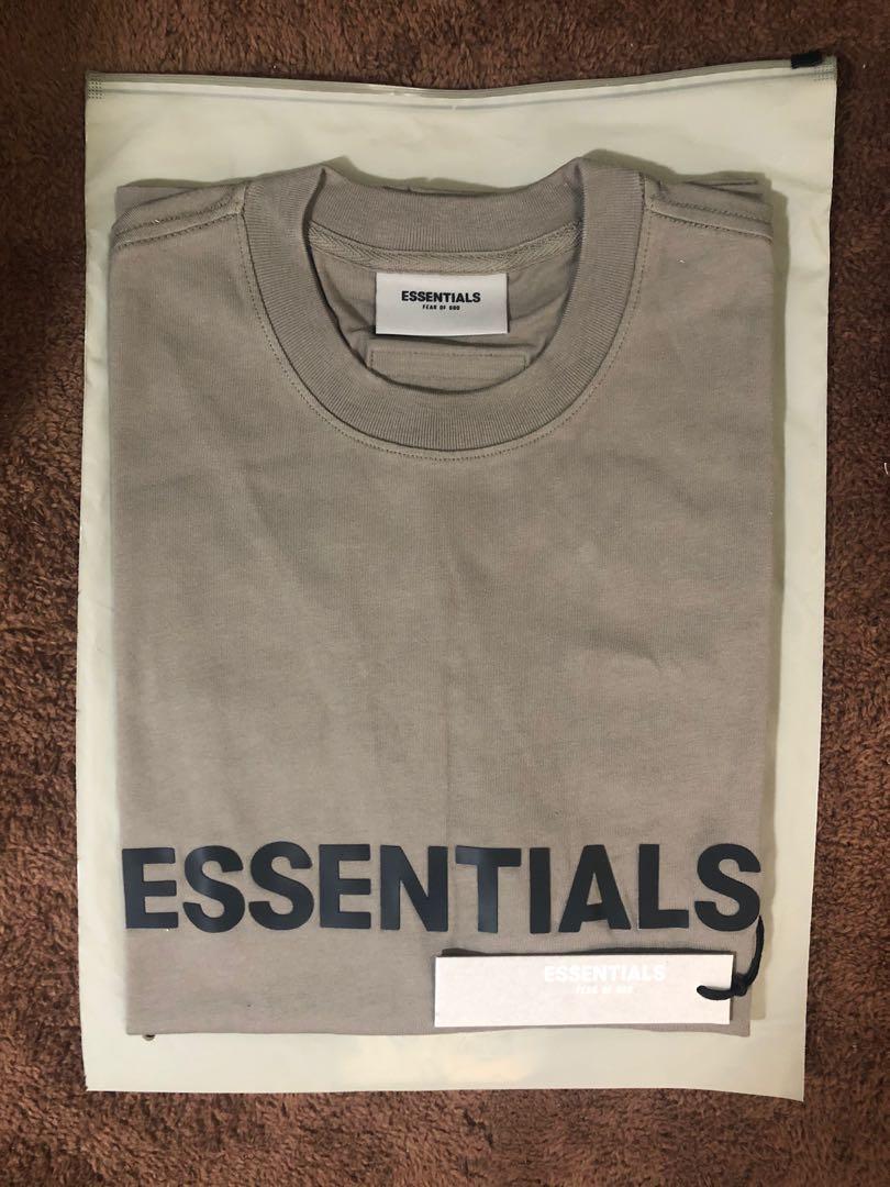 essentials t shirt taupe