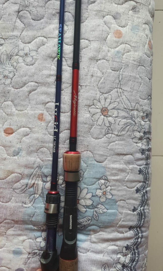 Shimano & Surecatch Fishing Rod, Model No: PKC3603, 12 feet long, with  Surecatch SC887 carrying case, Telescopic 3 Section Rod, Professional  Fishing