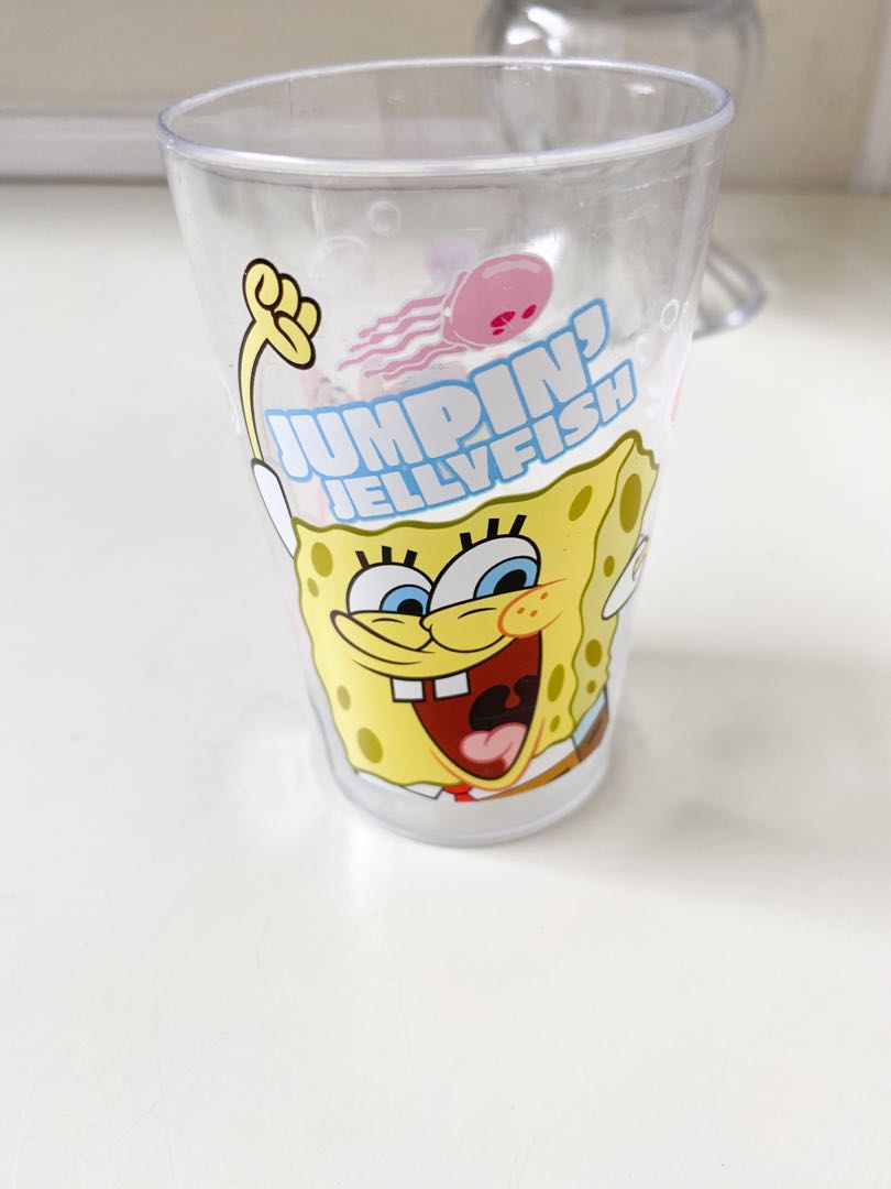 Gelas Anak Spongebob, Kitchen & Appliances di Carousell