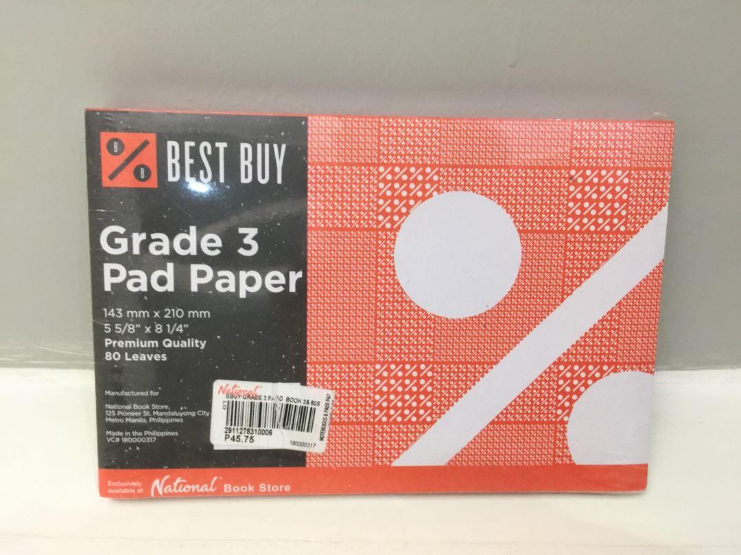 Grade 3 pad paper, Hobbies & Toys, Stationary & Craft, Stationery