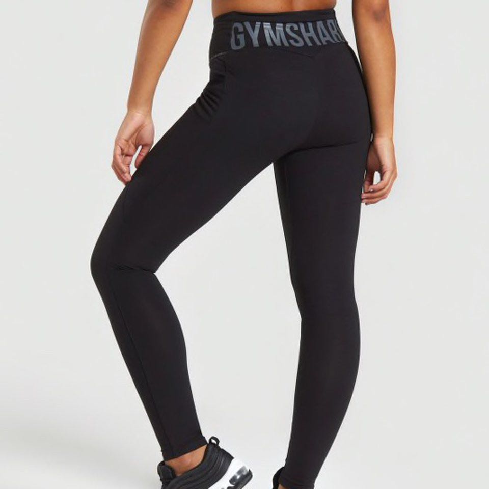 Gymshark Flex High Waisted Leggings- Black (S size), Women's Fashion,  Activewear on Carousell