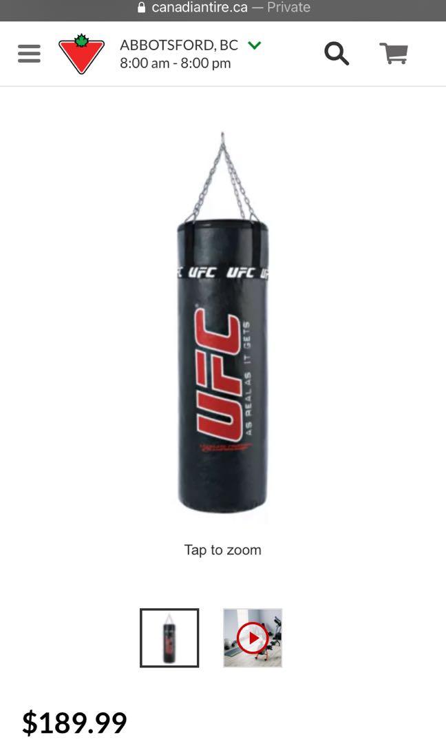 Ufc 100 pound punching bag store