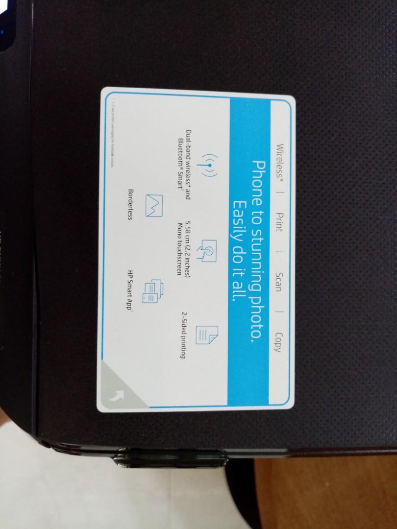 hp printer bluetooth smart is turning on