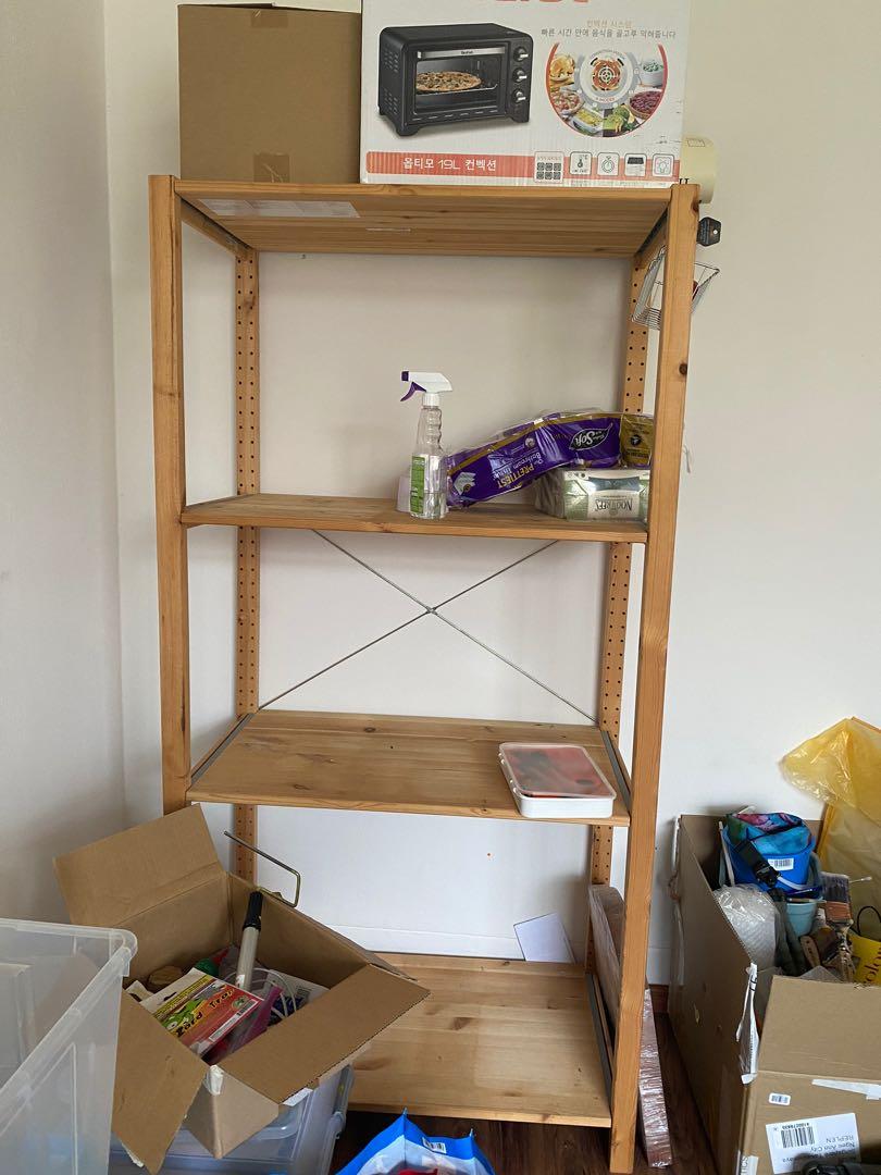 IKEA IVAR Wood Shelf, Furniture & Home Living, Furniture, Shelves