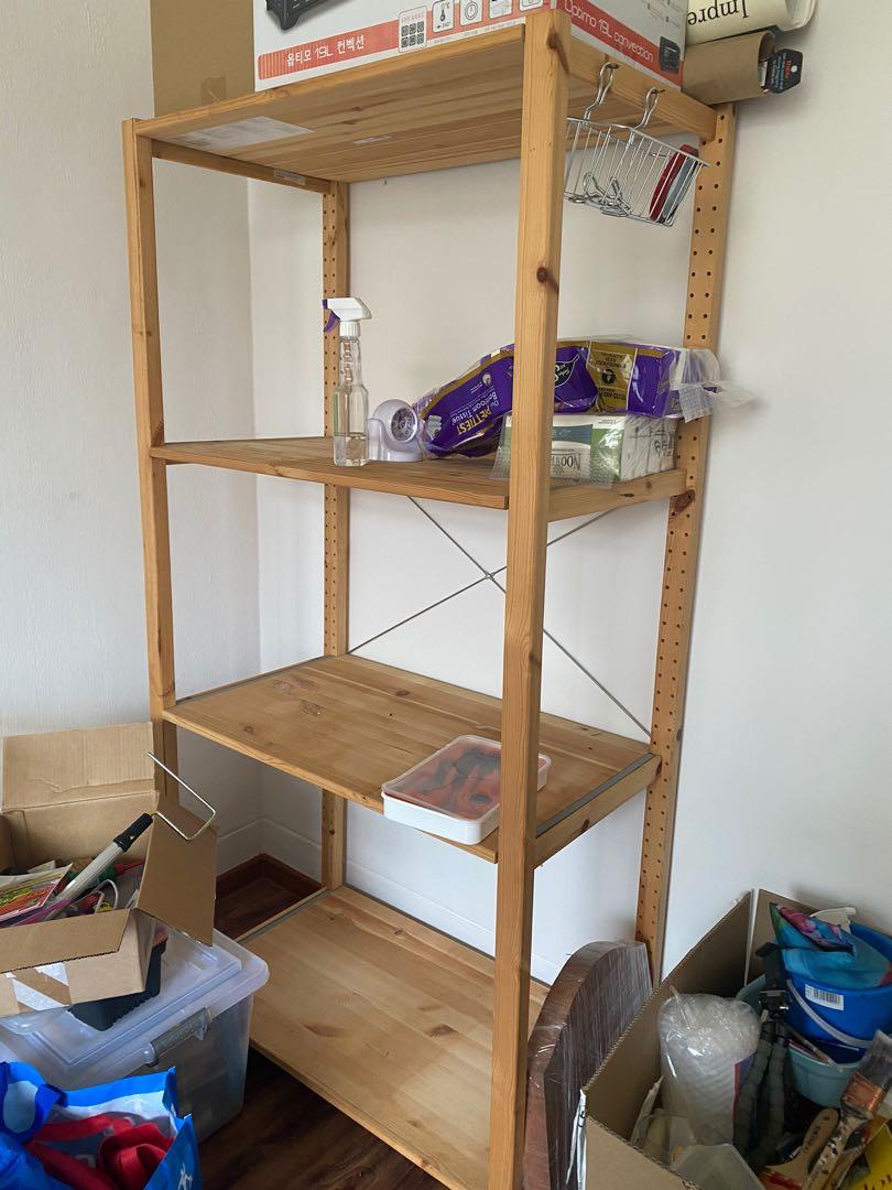 IKEA IVAR Wood Shelf, Furniture & Home Living, Furniture, Shelves