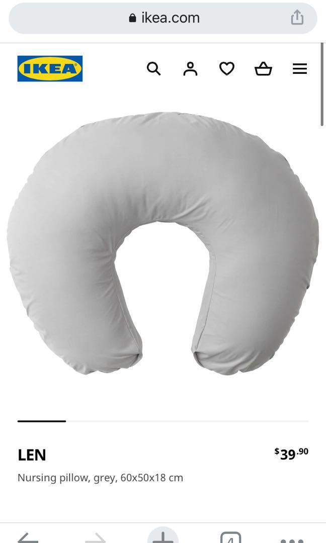 IKEA Len nursing pillow Babies Kids Baby Nursery Kids Furniture Other Kids Furniture on Carousell
