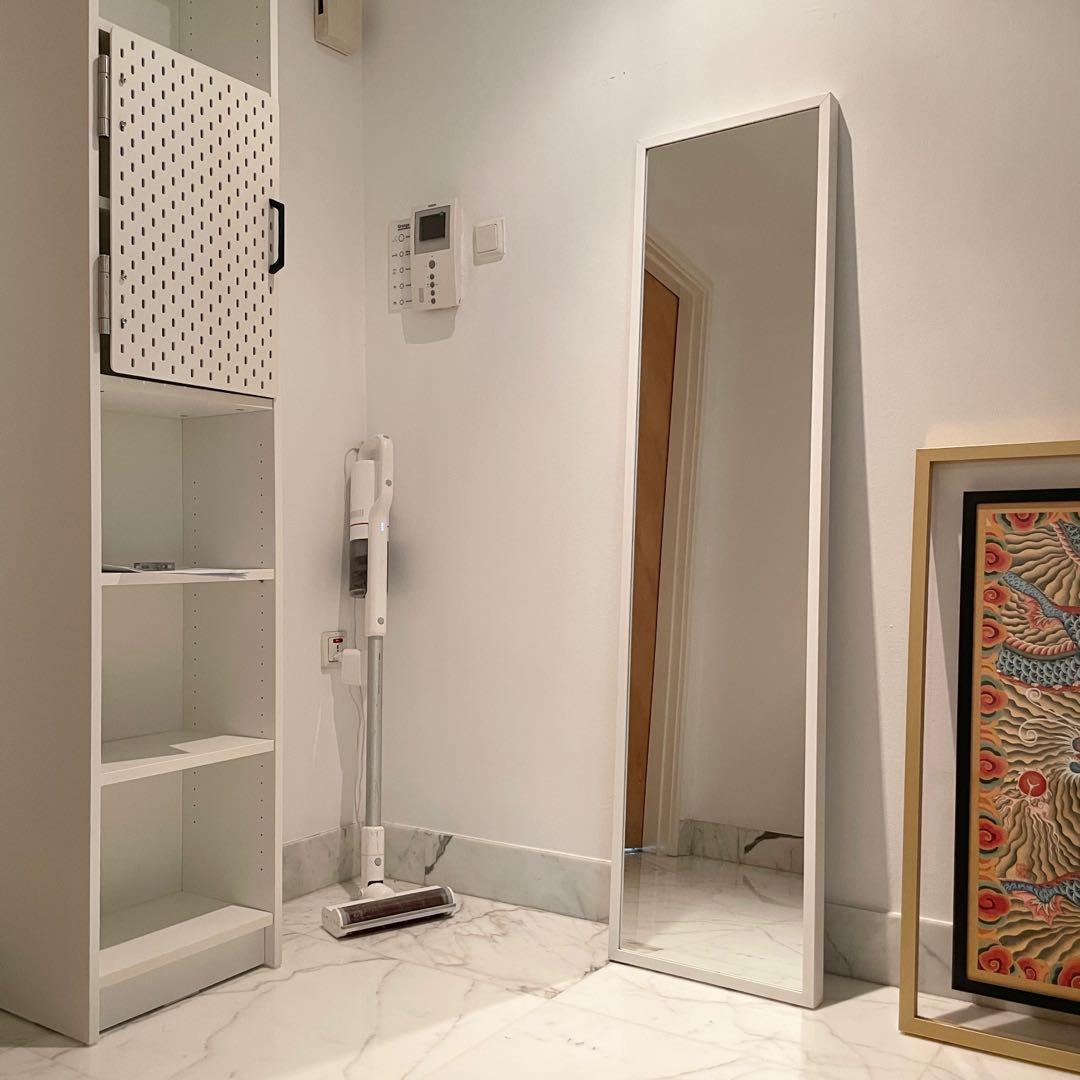 IKEA STAVE full length mirror, white, Furniture & Home Living, Home