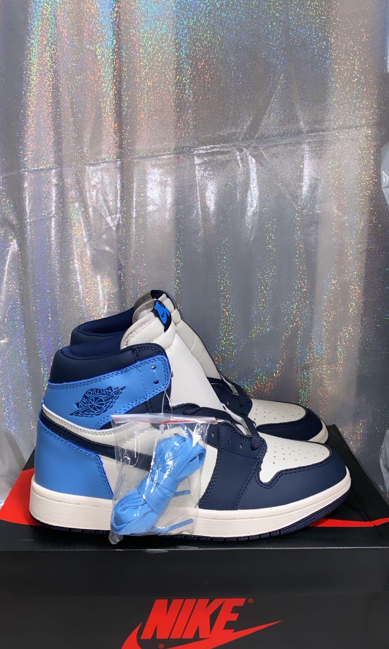 INSTOCK SIZE 41\u003e Air Jordan 1 Retro High OG Obidisan, Men's Fashion,  Footwear, Sneakers on Carousell
