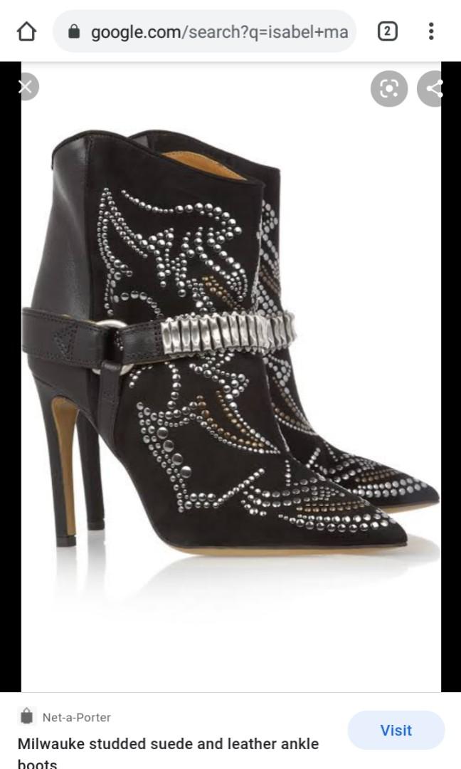 Isabel marant 2024 milwauke boots