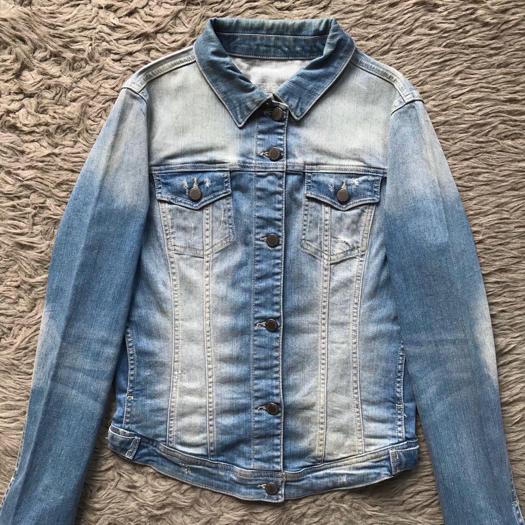 Zara blue jean jacket Clearance