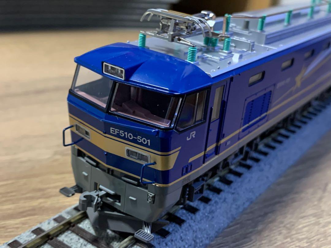 大人気新品 500 EF510 KATO製HO 北斗星色 直線レール付 1-311 鉄道模型 