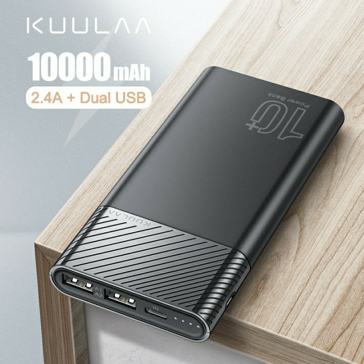 KUULAA 10000mAh PD Power Bank 18W USB Type C Portable Charger with ...