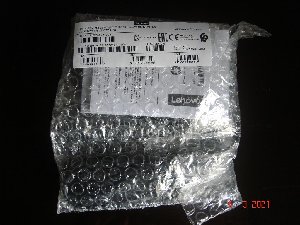 Lenovo IdeaPad Gaming M100 RGB Mouse for pickup only, Computers