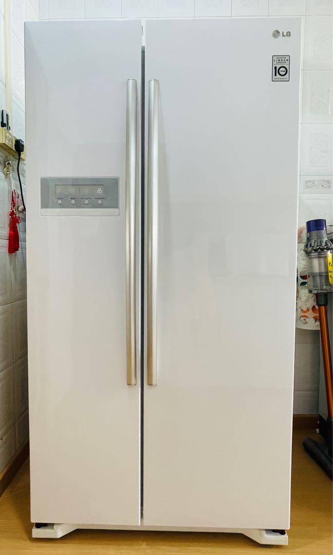 LG 2 Doors Side By Side Fridge, TV & Home Appliances, Kitchen