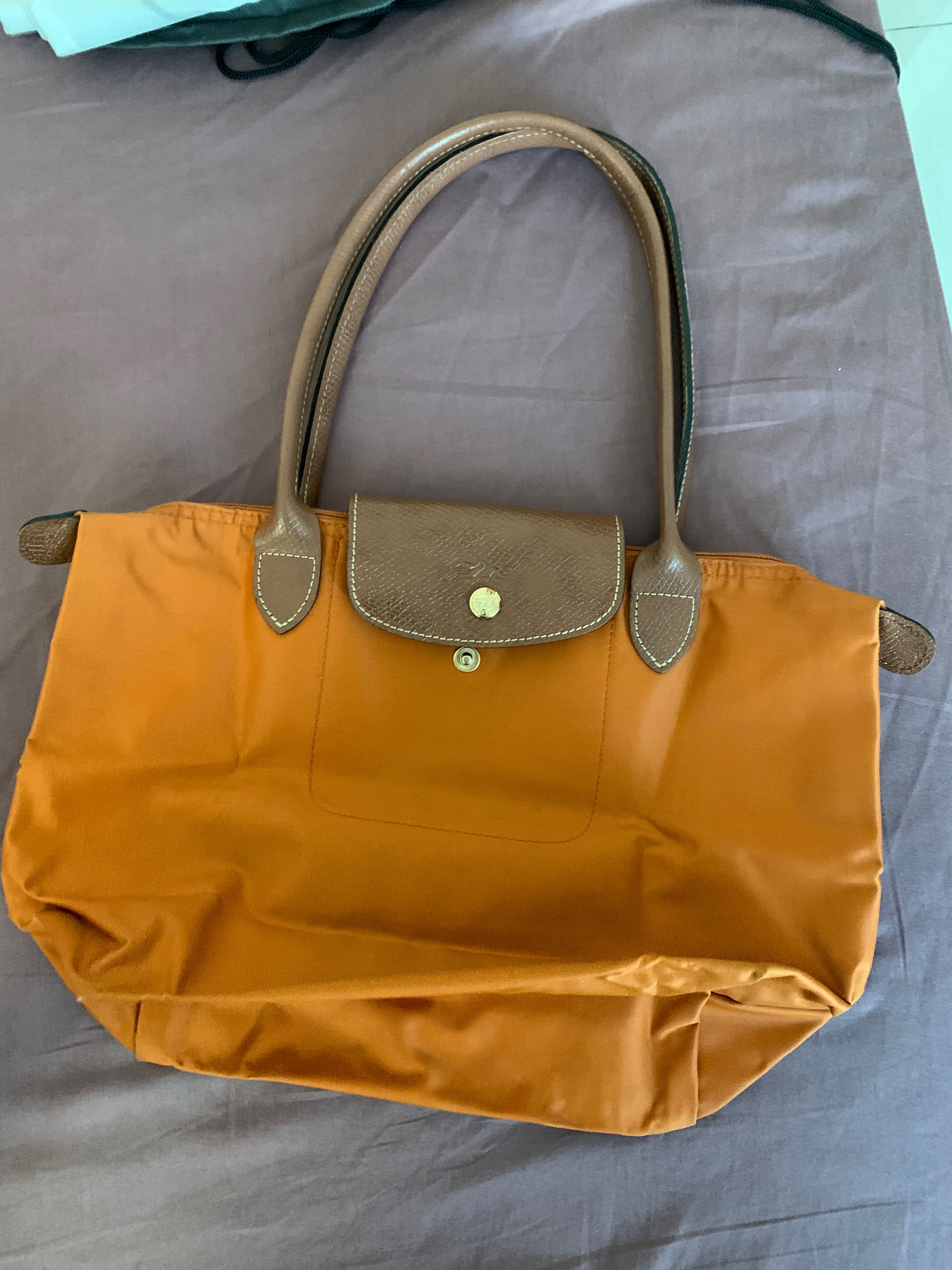 longchamp orange bag