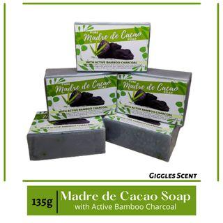 Madre de Cacao Soap with Active Bamboo Charcoal
135g