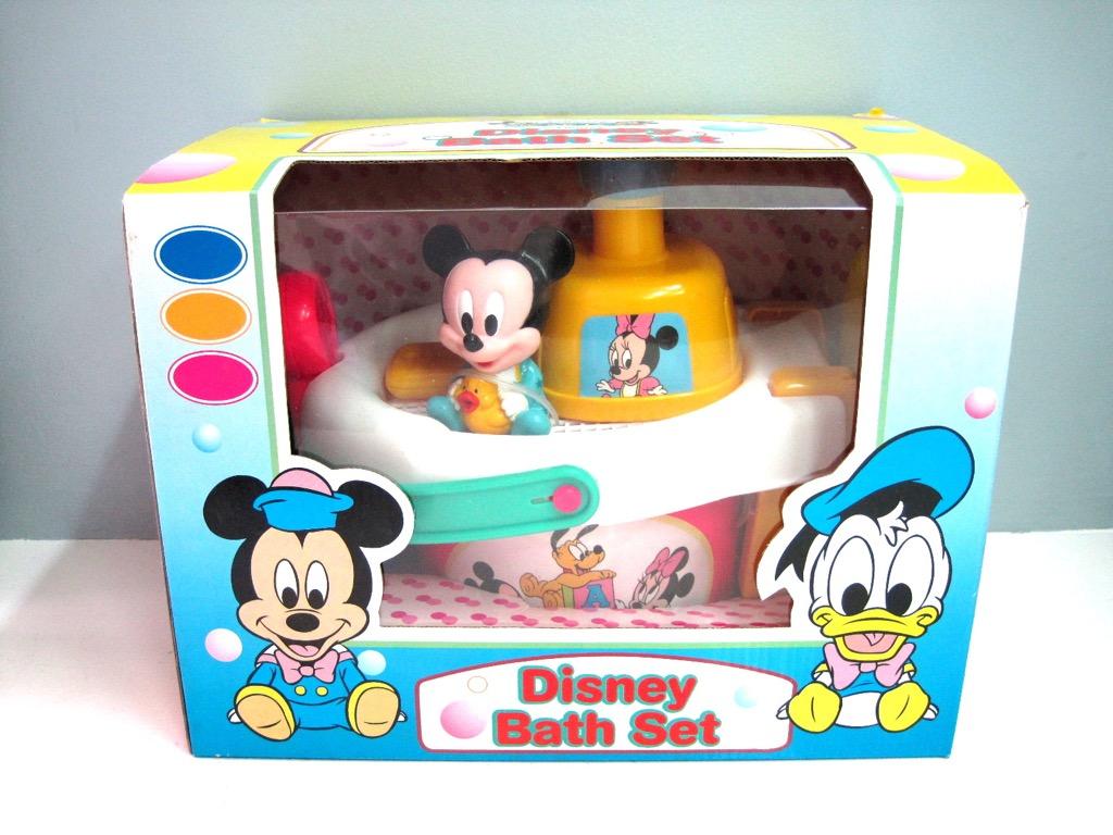 Mickey Disney Pail Bath Toy (Category: Infant Playtime) located in Manila. Submitted by coolandchic (Listing ID 278643152, Image 1). Description: 🔅 Can be played in water 🔅 Played while taking a bath 🔅 Includes: bucket, wheel, ladle, Mickey, buoy 🔅 Mickey squirts and wheel turns when water is placed 🔅 Pail cover can be removed and can put things inside .