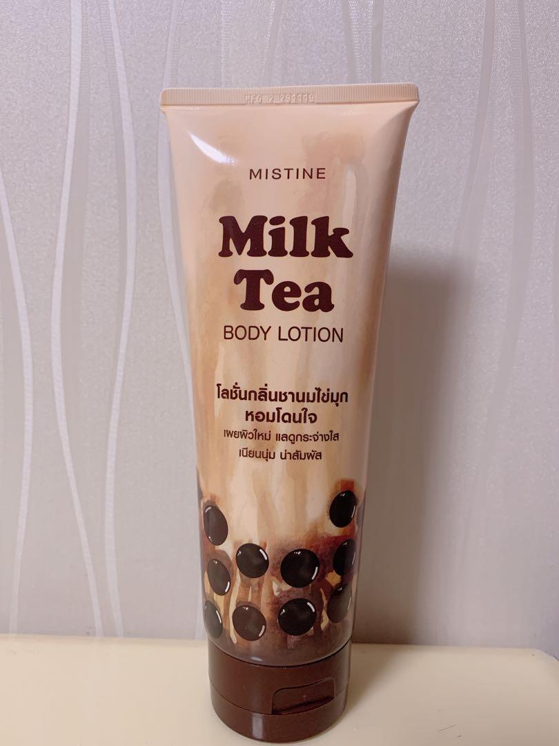 泰國Mistine Milk Tea Lotion, 美容＆化妝品, 沐浴＆身體護理, 沐浴及身體護理 身體護理 Carousell
