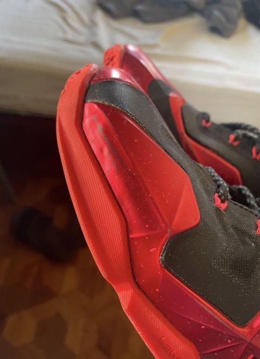 Nike Lebron 11 “Away” Black/Red, Men'S Fashion, Footwear, Sneakers On  Carousell