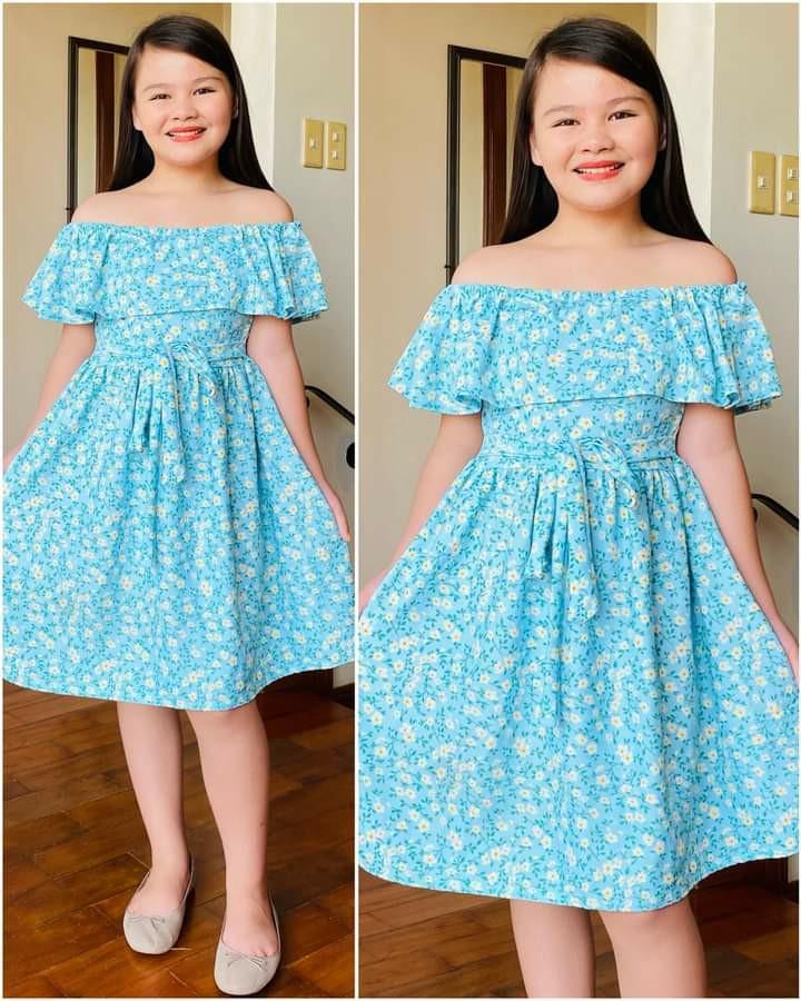 Off shoulder dress for 12 year olds top