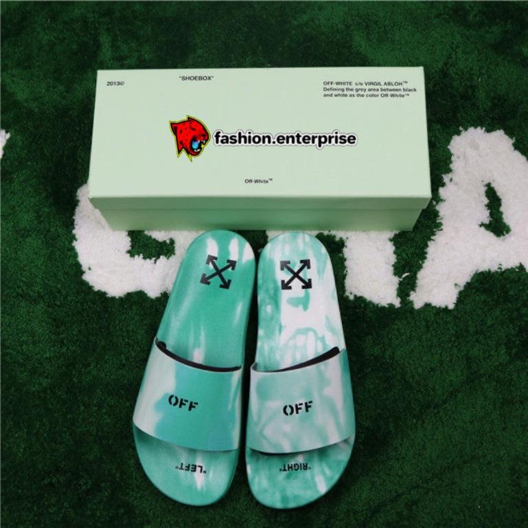 Off white tie dye slides 2025