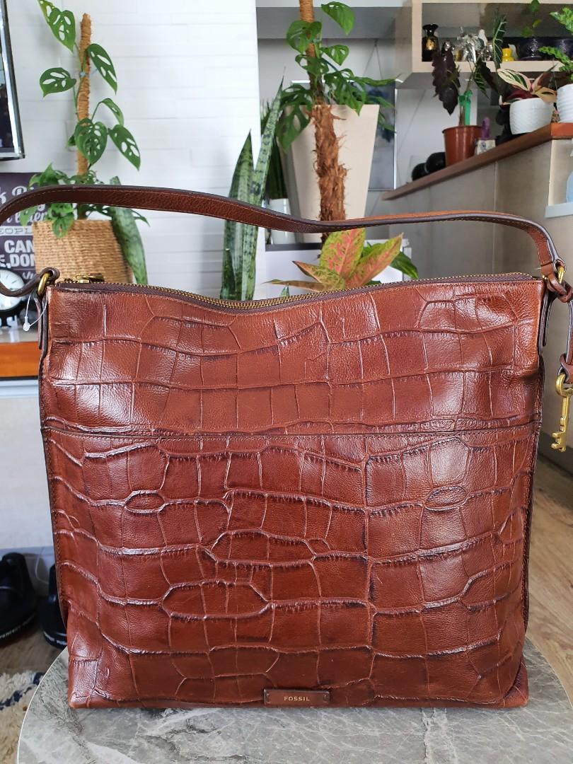 Fossil croco bag cheap